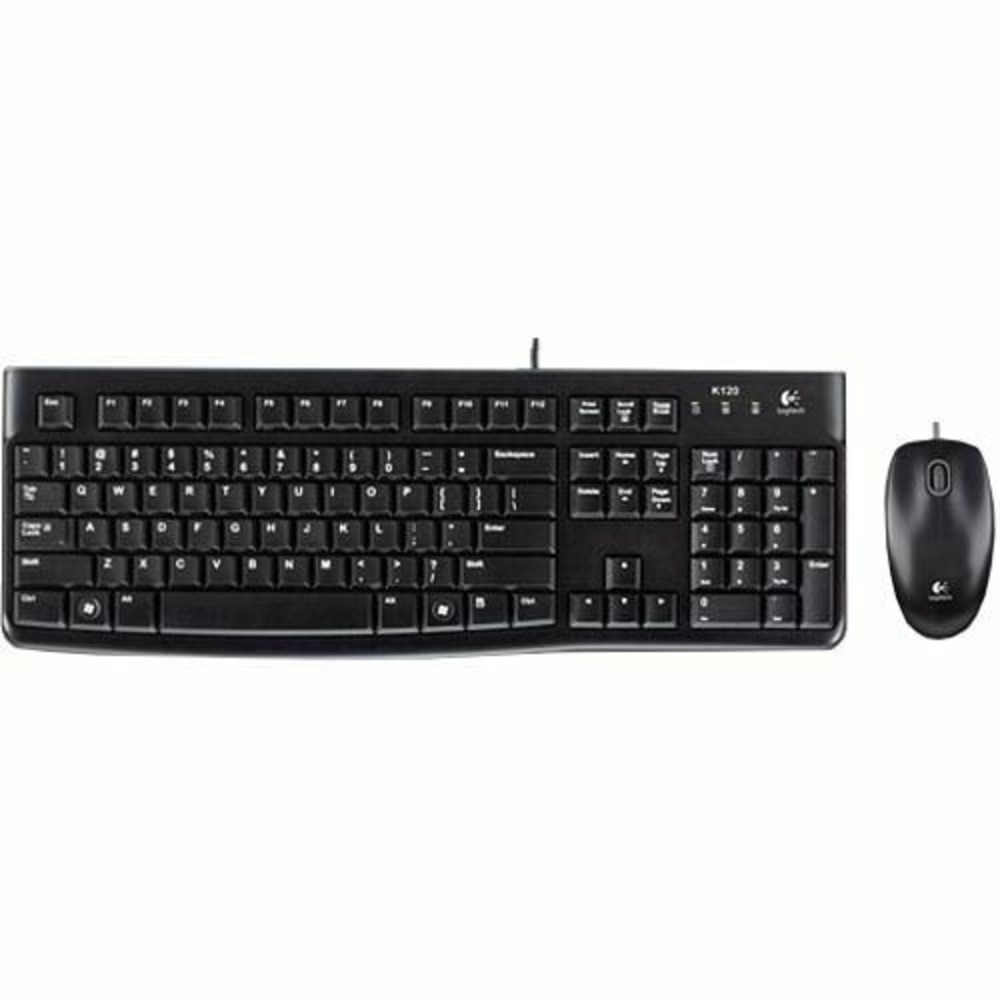 Logitech MK120 (920-002565) Wired Keyboard and Mouse Combo. New Inside Box